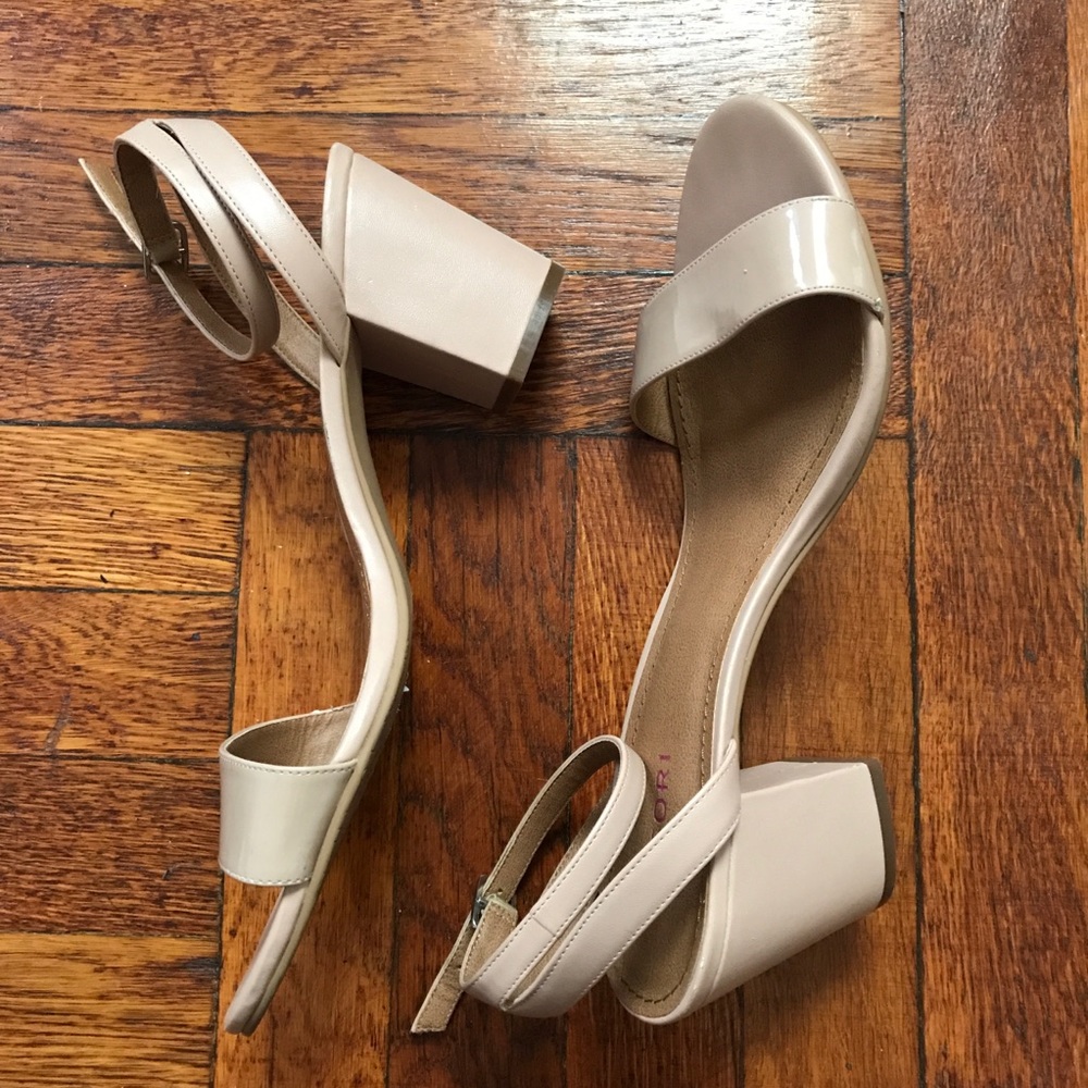 Nude summer heels